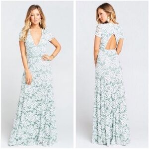 Show Me Your Mumu Eleanor Lovers Lace Bridesmaids Maxi Dress